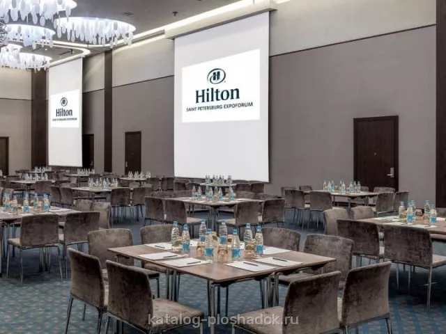 Hilton St. Petersburg ExpoForum — Бальный зал, зал в отеле, Санкт-Петербург