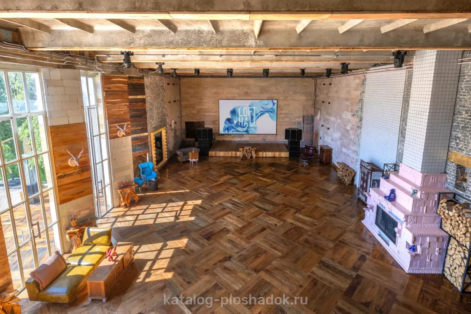 LOFT HALL THE BIRCH — Mango House, загородная площадка, Москва