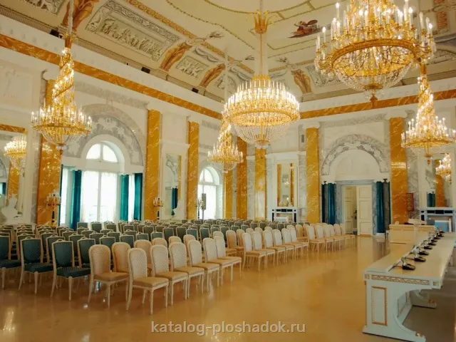 Константиновский дворец — Мраморный зал, историческая площадка, Санкт-Петербург — фото 5