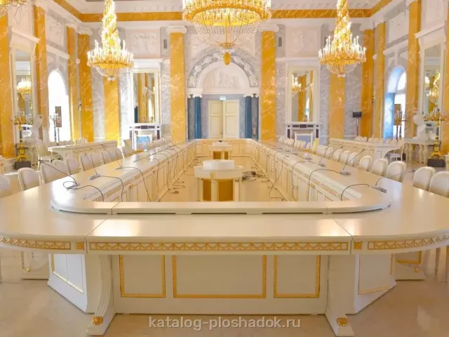 Константиновский дворец — Мраморный зал, историческая площадка, Санкт-Петербург — фото 6
