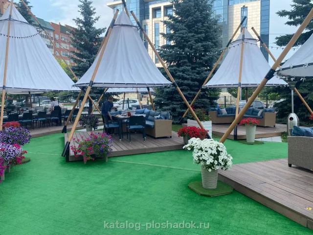 DoubleTree by Hilton — терраса Shater, летняя площадка, Тюмень — фото 3