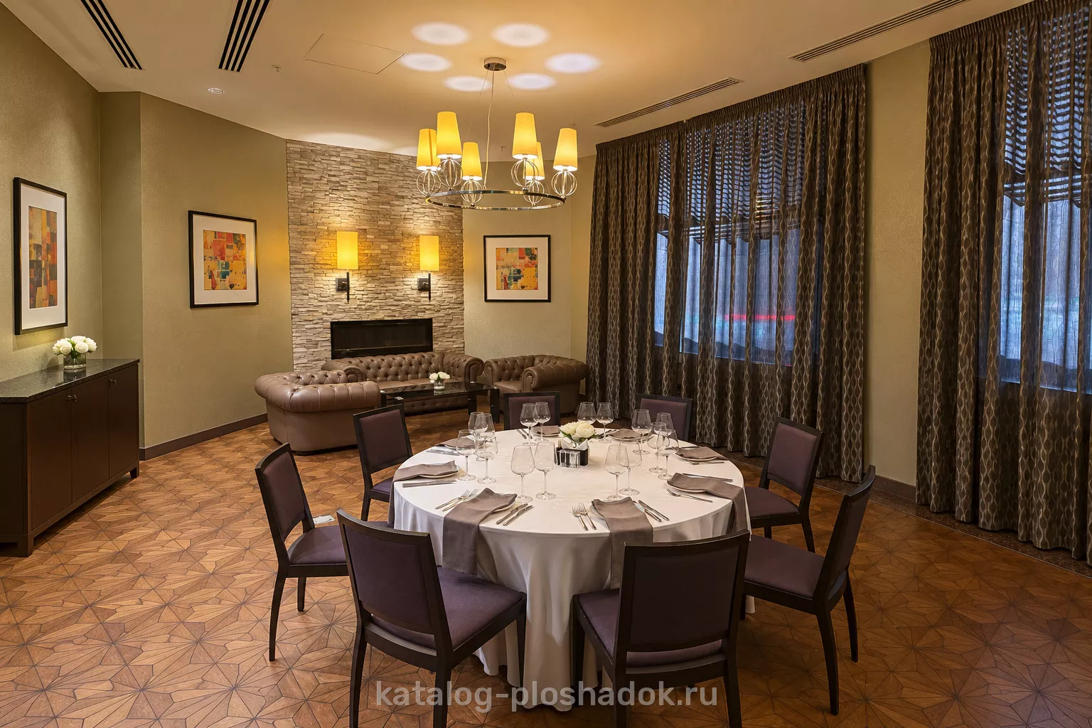 DoubleTree by Hilton — Каминный зал, банкетный зал, Тюмень