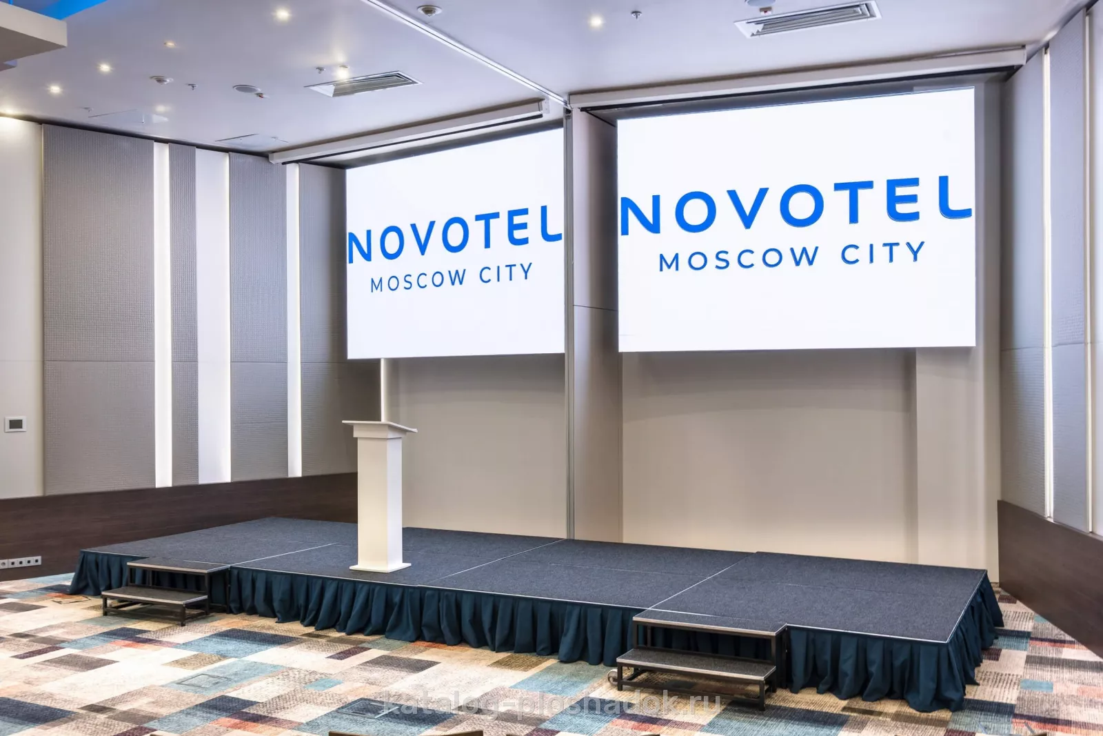Novotel Москва Сити — Залы «Москва 1» и «Москва 2», зал в отеле, Москва